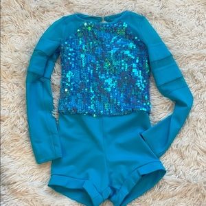 Girls dance costume